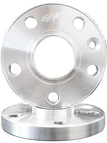 Simoni Racing DR096 Kit 2 Distanziali Ruota 15 mm 5x112 57,1, Distanziali Mozzo-Centrati in Ergal 7075-T6 per Audi Volkswagen Seat Skoda e Altri Modelli Compatibili