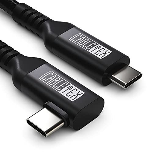 CABLETEX 5m Link Kabel kompatibel mit Meta Quest 3, Oculus Quest 2, PICO 4, PSVR2, USB 3.2, USB C - Virtual Reality Kabel Gaming Deluxe Aluminium Version