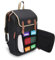 ENHANCE Designer Edition Trading Card Backpack - MTG Deck Bag with Card Binder Space, TCG Deck Box Storage, Playmat Holder - Compatible with Magic the Gathering, Pokemon, Lorcana (Canvas Look - Black)