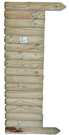 Fercasa Traliccio recinzione vampiro in legno di pino impregnato in autoclave 100 x 45/30 cm