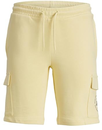 JACK&JONES JUNIOR JPSTSWIFT AUT JNR - Pantalones Cortos para Hombre, Vainilla Francesa., 128