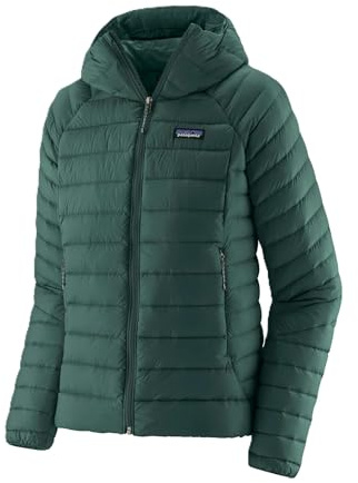 Patagonia Kvinnors tröja W's Down Sweater Hoody Nouveau Green XL