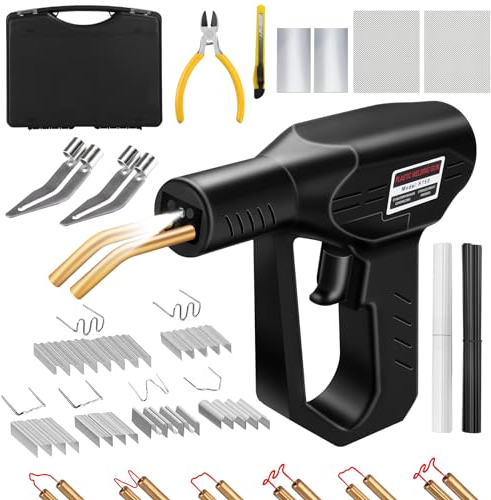 Poste à souder en plastique - 150 W - 821 pièces - Poste à souder en plastique - Soudeuse pour pare-chocs de voiture / pièces de voiture / kayak / canoë