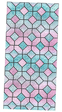 Zerodeko Blackout Glass Sticker Privacy Window Film Frosted Adhesive Tape for Bathroom Kitchen Office Strip Window Film