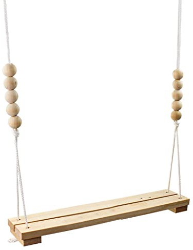 Juguete de Columpio de Pollo de Madera Natural para gallinero, Escalera de Percha para Aves de Corral, Loros y Entretenimiento de Aves