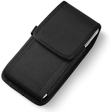 Universal Nylon Mobile Phone Holster Belt Clip Case Holder Pouch for iPhone 17 Pro Max 16 Pro Max Google Pixel 8 Pro Samsung Galaxy S25 Ultra A15 A16 A26 A35 A55 OnePlus 13 5G Moto G54 G85