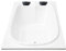 Basera® Podest-Badewanne XXL Cado 202 x 127 cm mit LED-Ambiente und Kopfstützen