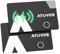 ATUVOS Air Tag Karte 2er, Wallet Tracker Card 1.6mm Wiederaufladbarer Geldbörsenfinder Kompatibel mit Apple Wo ist? APP (iOS NUR, Android Not Supported), Item Finder für Reisekoffer/Geldbeutel/Koffer