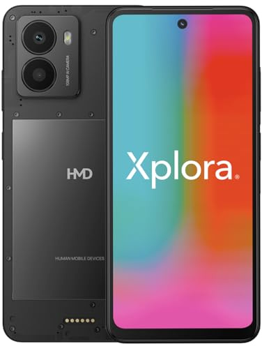 XPLORA HMD Fusion X1 Mobiltelefon für Kinder und Jugendliche - 5G-fähig, Jugendschutz-Einstellungen, Schulmodus, SOS-Funktion, GPS-Ortung und Sicherheitszonen - Abonnement Erforderlich