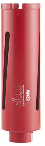 DTW Dry Diamond Core Drill Bit Plumbers & Builders Premium Segment Hole Cutter, 52mm x 150mm