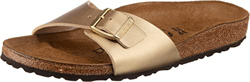 BIRKENSTOCK Damen 1016107_39 Slides, Gold, EU Schmal