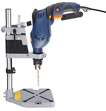 Soporte para Taladro de Columna, Soporte de Taladro de Mesa Ajustable Soporte Taladradora Vertical, para Taladrar de Forma Estacionaria y Segura