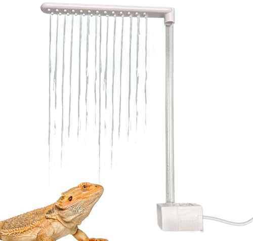 Celuicion para el baño de reptiles, juego de baño de dragones barbudos | Suministros de baño de bomba de agua para ducha,Suministros para mascotas, ducha eléctrica 360 rotación para pequeños