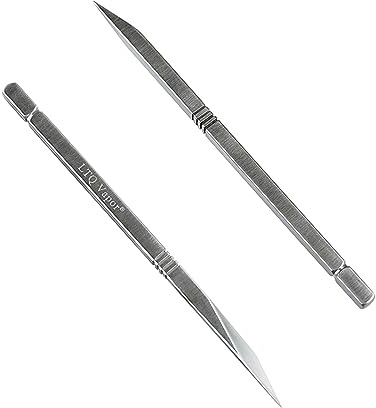 1pc Stainless Steel Tea Needle Delicate DAB Tool for Rosin/Dry Herb Tea Cutter Puer Tea Cone Tea Ceremony Accessories Craft Kung Fu Teasets Spiral Tea Knife Type C No Nicotine