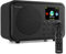 Audizio Vicenza Internetradio DAB Radio mit Bluetooth 5.1 mit Fernbedienung, WLAN, 10 Std. Akku, Line-Out, Küchenradio, FM/UKW, USB-C Ladekabel - DAB Plus Radio in Schwarz