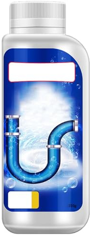 Polvere Detergente Per Tubi,Detergente per Scarico Lavandino,Potente Detergente per Scarico del Lavandino,Polvere per Tubi,Disgorgante Per Tubi E Scarichi, Sicuro Per I Tubi 300G