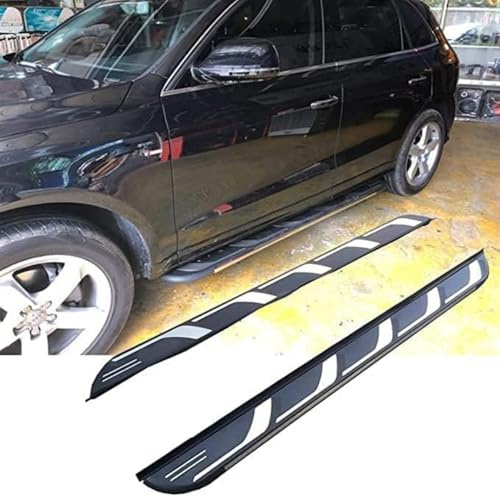 YPZJXQXQ Coche Faldones Laterales para Audi Q5 2018-2022,Escalones Laterales Coche Pedales,Diseño Divisor Basculante Extensión Accesorios