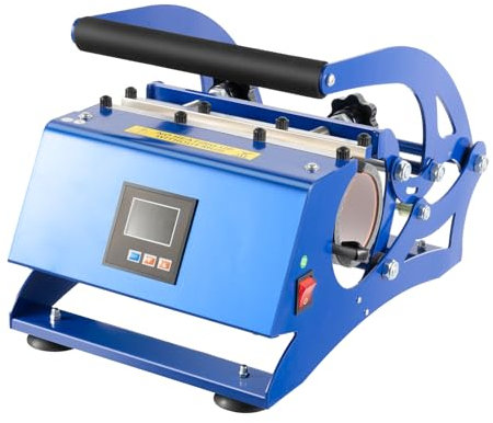 MccoMMon 500 W värmepressmaskin, 6-i-1 kopp maskintryck, överföring värme med underlägg mugg tryckmaskin multifunktionell sublimeringsskrivare