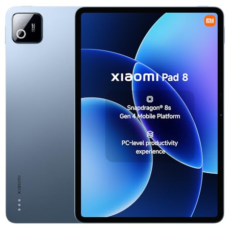 XIAOMI Pad 8, Tablet 8+256 GB, Blu, Snapdragon® 8s Gen 4