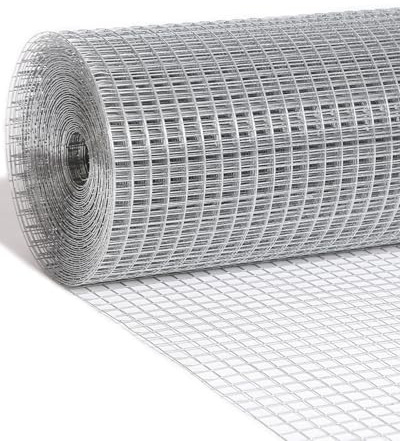 Nueve Deer Hardware Cloth 1/2 inch 48 x 100 Ft 19 Gauge - Hot Dip Galvanized After Welding - Chicken Wire Fencing Gopher Wire Mesh Roll Garden Fence Wire Mesh Fence
