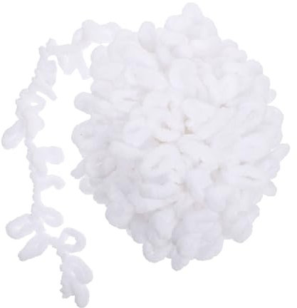 NUOBESTY Dickes Garn Zum Häkeln und Stricken 1 Rolle Handwollgarn Handgestrickte Garntasche für Kinderdecken Weiche Farbechte Wollschnur
