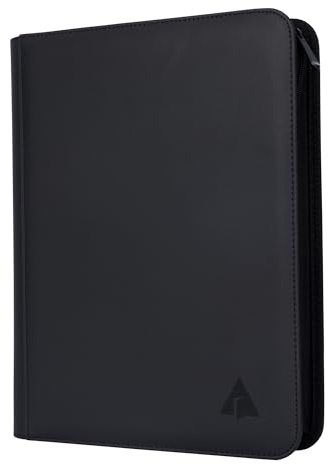 Rayvol Premium 9-Pocket Card Binder - Fits 828 Trading Cards, Side Loading Ringless Card Collection Album for TCG and Sports Cards