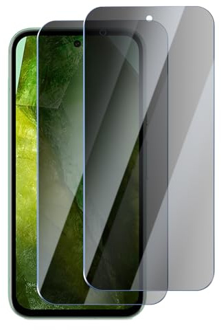 CYYAGE 2 Pièces Protection Écran Verre Trempé pour Google Pixel 8a Anti-Espion Vitre Protection Film Dureté 9H Glass, Sans Bulles, Anti Rayures