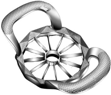 1 pièce Coupe pomme - Trancheur en acier inoxydable à 12 lames - Eplucheur de pomme & Vide pomme pour pommes, poires, légumes - Haute performance