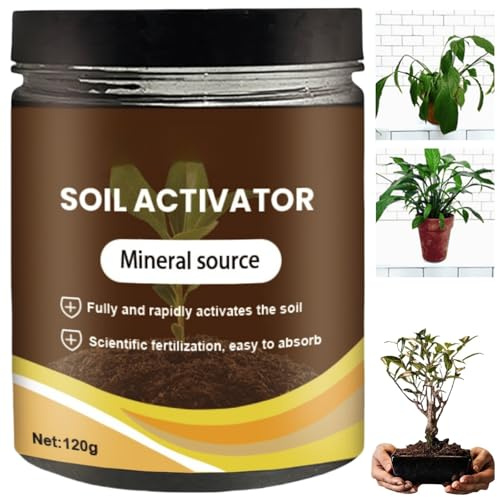 Soil Activator,Soil Pro Activator,So/il Activated Treasure,O-rganic S/oil Ac/tivator,Multifunctional S/oil Revitalizer,Plant Supplement,Dirt Health Booster,P/lant Flower Fertilizer A/ctivator,120g