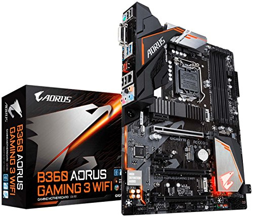Gigabyte B360 AORUS GAMING 3 WIFI Mainboard schwarz