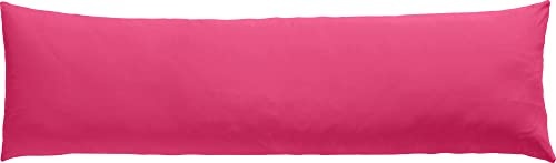 Erwin Müller Seitenschläferkissenbezug Single-Jersey Murnau - pink Größe 40x140 - bügelfrei, strapazierstark, elastisch, mit Reißverschluss
