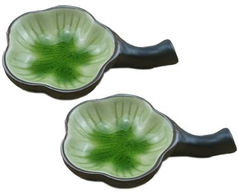 Lot de 2 récipients à encrier multifonctions en porcelaine faits à la main avec porte-pinceau pour la calligraphie chinoise et japonaise