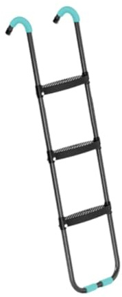 Pegciuho per Trampolino Antiscivolo, Ampia, Facile da Montare, Scale per Trampolino, da Arrampicata per Ragazzi E Ragazze, 3 passaggi