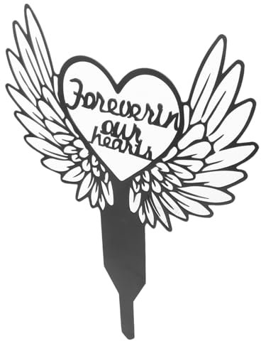 Yardwe Piquet Commémoratif pour Jardin Marqueur de Tombe Personnalisé Décoration Durable pour Cimetière et Jardin Souvenir Animaux Défunts Piquet de et Facile à Installer