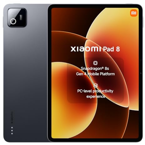 XIAOMI Pad 8 Tablette 11.2'' 8＋256 Go Snapdragon® 8s Gen 4 - Gris