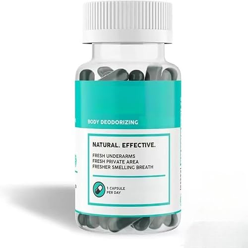 Body Deodorizing - Vegan, icke-GMO | för tarm- och hudhälsa, detox och matsmältningsstöd ，Fräsch andedräkt