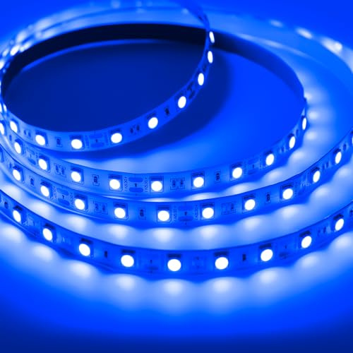iNextStation 12V LED Strip Blau, 5M LED Streifen Dimmbar 300 LEDs SMD 5050