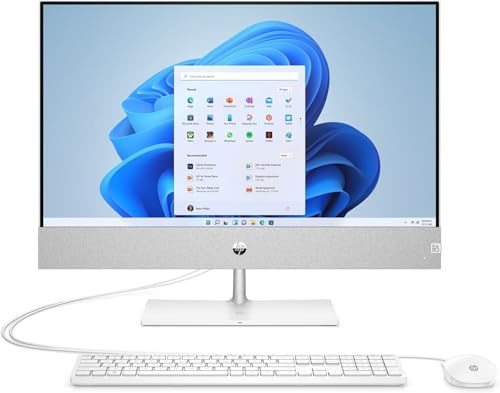 HP Pavilion 24-ca0400ng AiO, 23,8 FHD, Ryzen 5 5500U, 16GB RAM, 512GB SSD, Win11 | 735R5EA#ABD | 0197029094704