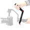 Poignée pour Ronin S, Crane 2 Stabilisateur de Bal à Main, 1/4in 3/8in Poignée ajustable, Support d'Extension de Lanyard, Extension de Poignée pour Monture de Flash de Moniteur (Version grue 2)