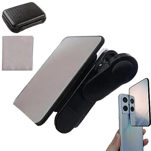 Ditanpu Spiegelreflexions-Clip-Set, Spiegelkamera-Fotozubehör, Handy-Shot-Clip-Zubehör, Tragbares Smartphone-Kamera-Spiegelreflexions-Clip-Set für Reise-Smartphones