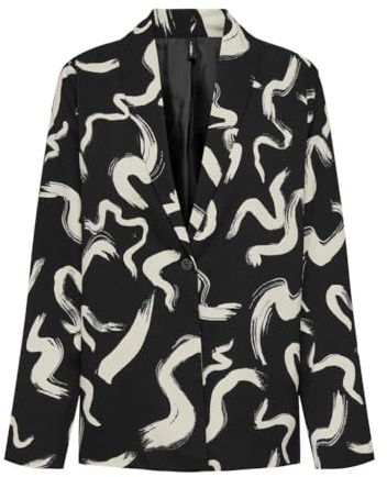 ONLY Onlnova Life Vis L/S Pimo AOP Blazer pour Femme, Evergreen/AOP : 594 Chic Paisley, XL