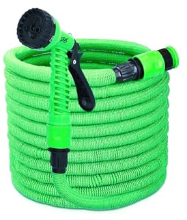 TEMPO DI SALDI Tubo Estensibile Da Giardino 45m Con 7 Funzioni Per Lavaggio A Tenuta Stagna