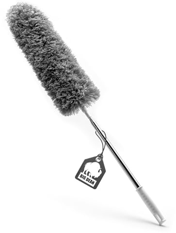 BigDean Teleskop Staubwedel ausziehbar auf 254 cm waschbar