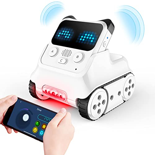 Makeblock Codey Rocky Programmierbarer Roboter, für Kinder, Codierungsroboter, kompatibel mit Scratch und Python, Stem Roboter, Lernspielzeug für Jungen und Mädchen ab 6 Jahren