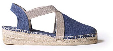 Espadrille pour Femme en Tissu de Coton - Verdi-V - Marine, 39 EU