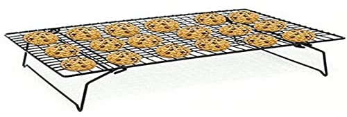 Quttin 105016 Griglia Raffreddante Impilabile, Nero, 38 x 25 x 8.5 cm