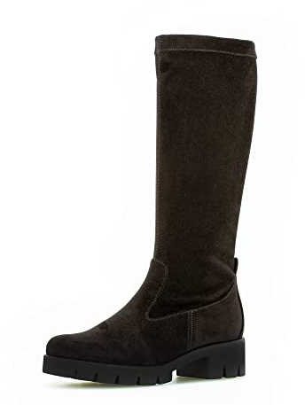 Gabor Donna Stivali, Signora Stivali Classici,Soletta Removibile,Stivali,Stivali a Gambale Lunga,Foderato,Nero (Schwarz),37.5 EU / 4.5 UK