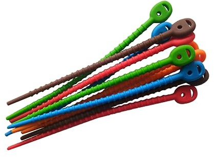 UPKOCH 10piezas Para Bolsas De Comida y Pan Film Transparente De Silicona Autoadhesivas Fácil Uso