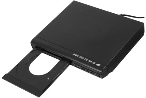 UPKOCH Reproductor De DVD Doméstico Reproductor Evd Reproductor De Vcd para Niños Mini Reproductor De Alta Definición Regulaciones Europeas Reproductor De DVD para TV Reproductor