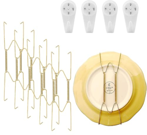 Paquet de 8 crochets muraux à ongles sans couture, décor de support de panneau mural Invisible, présentoir de vaisselle Art déco, assiettes et ornements